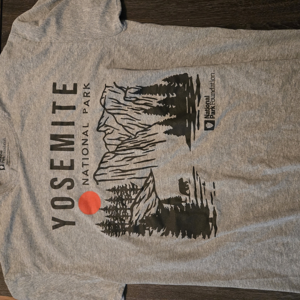 Yosemite National Park Gray T-Shirt